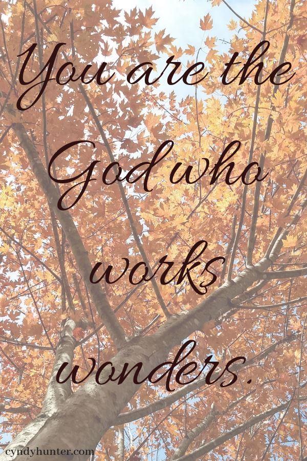 Remember His Mighty Works. God is faithful and I can trust God in hard times. #Godneverchanges #encouragement
