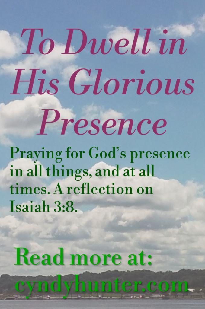 Blog title for God's Presence.