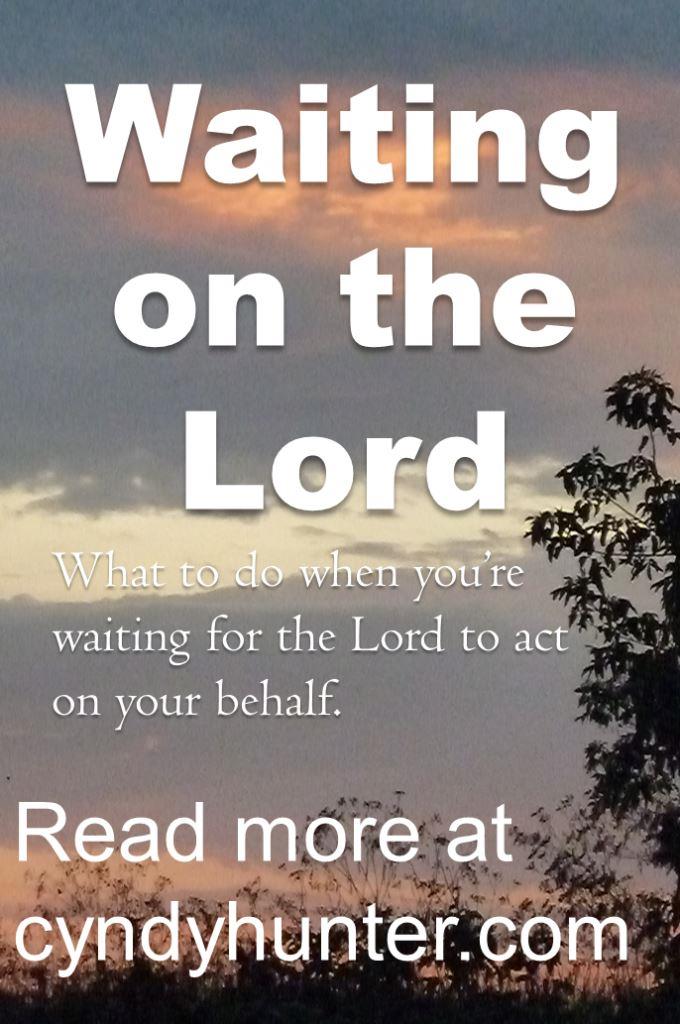 Christian Blog Title Waiting on the Lord