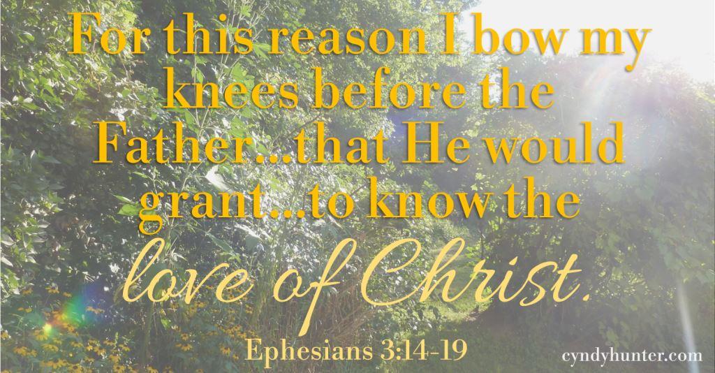 Ephesians 3:14-19 The Lord is There