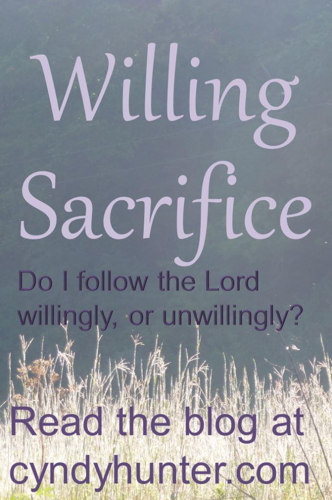 Blog: Willing Sacrifice. Psalm 54:6